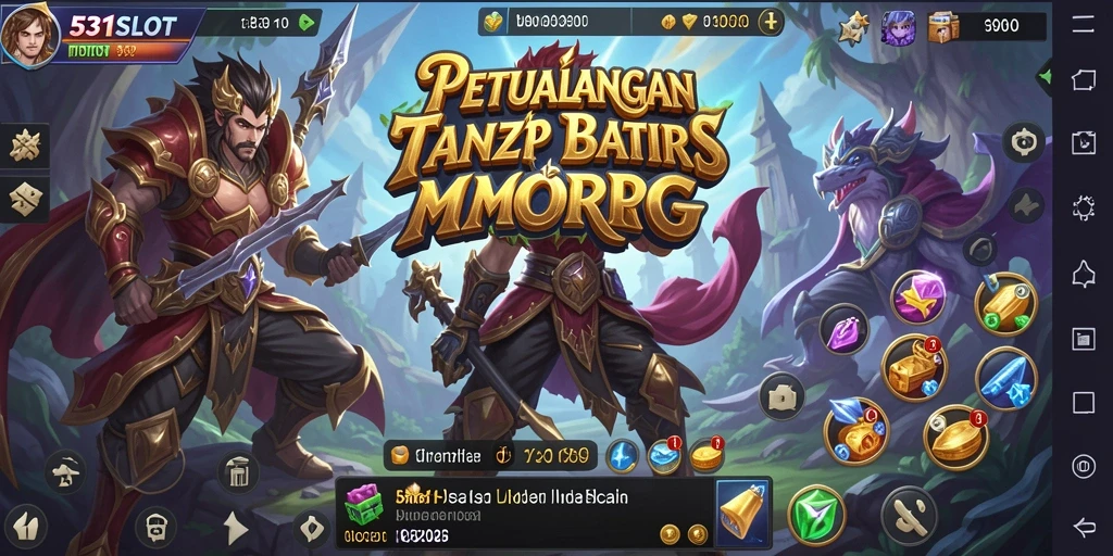 Screenshot gameplay 531SLOT yang penuh aksi di dunia MMORPG.