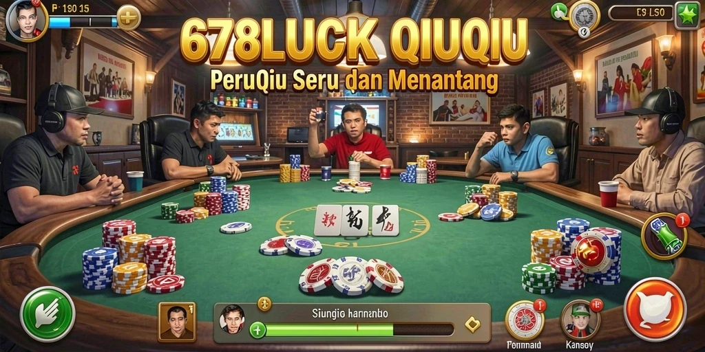 Tampilan menarik dari gameplay seru QiuQiu.