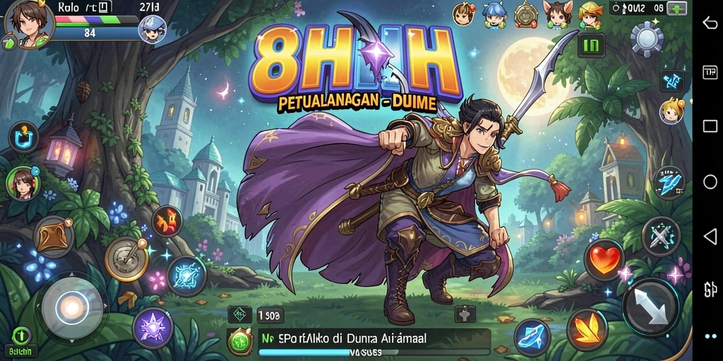 Tampilan seru dalam permainan 8HHH yang menarik.