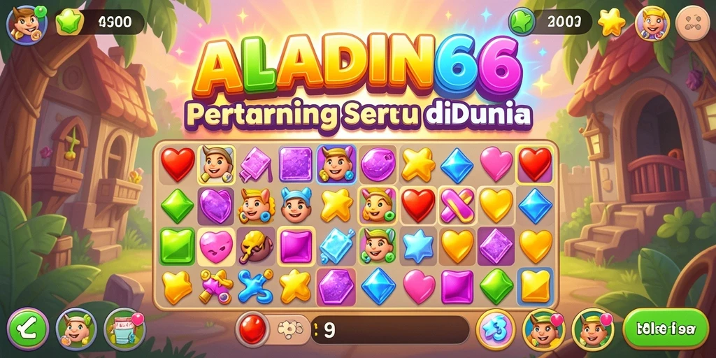 Tampilan gameplay yang menawan dari ALADIN66