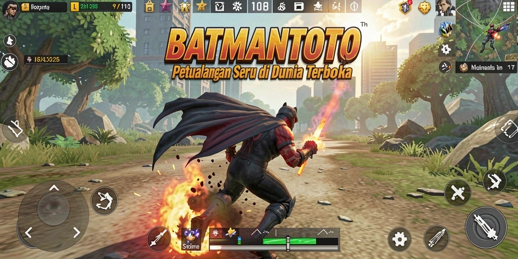 Tampilan gameplay seru di dunia terbuka BATMANTOTO.