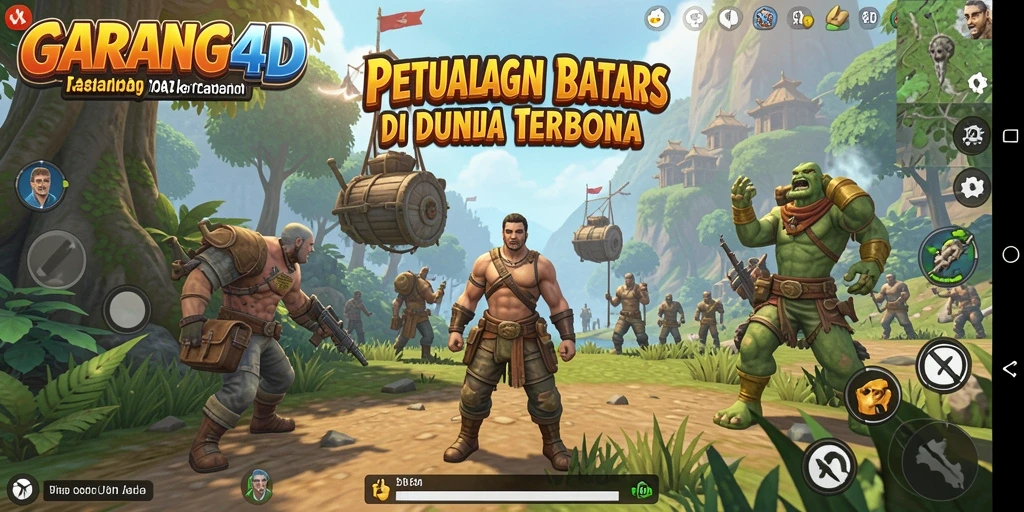 Screenshot GARANG4D menunjukkan keindahan dunia terbuka yang menakjubkan.