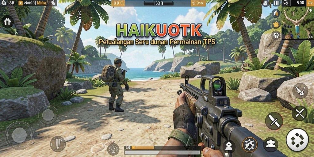 Tampilan gameplay HAIKUOTK yang menarik dan mendebarkan.