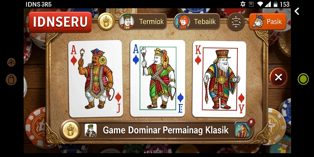 Tampilan gameplay menarik dari IDNSERU yang penuh tantangan.