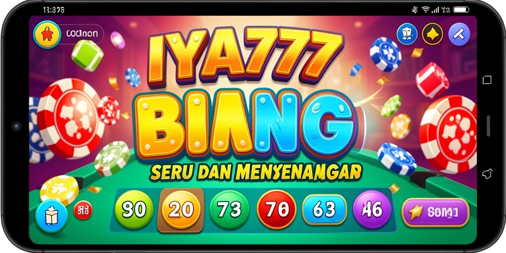 Menampilkan gameplay seru dari IYA777 Bingo.
