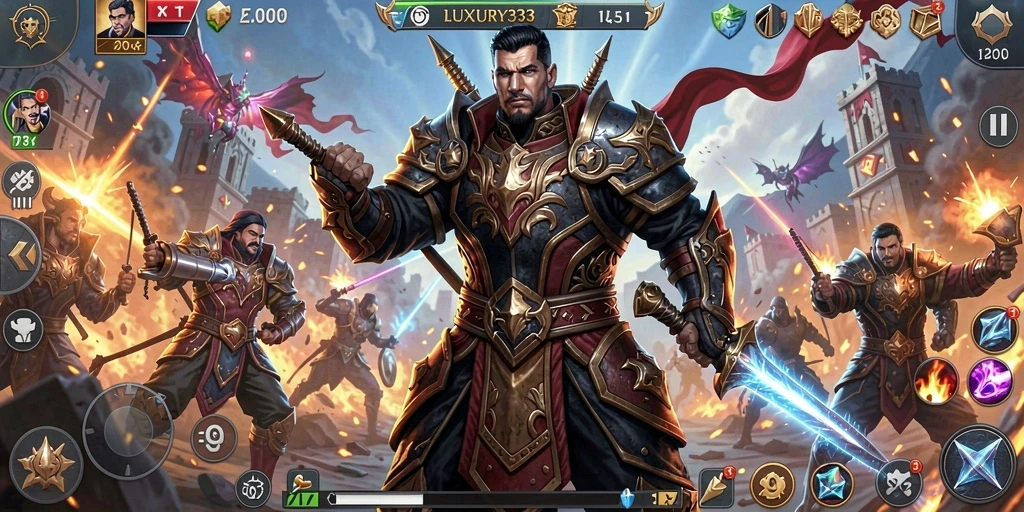 Gameplay seru Battle Royale di LUXURY333 dengan aksi mendebarkan.