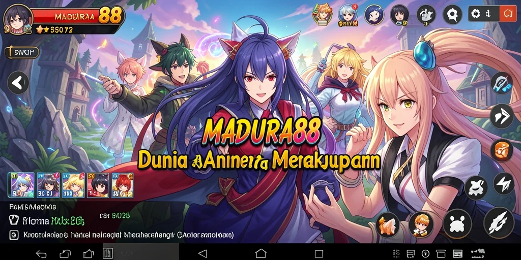 Gameplay MADURA88 menampilkan aksi seru di dunia Anime.