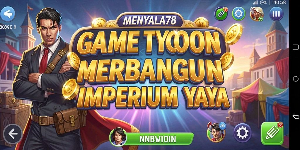 Tampilan gameplay seru MENYALA78 dengan strategi Tycoon yang menantang.