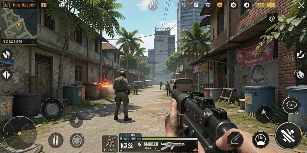 Tampilan gameplay simulasi yang memukau dan realistis di N32.
