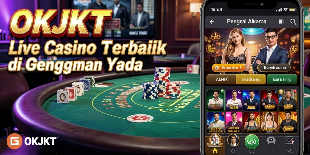 Gameplay seru dan interaktif dalam OKJKT Live Casino.