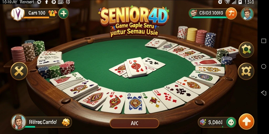 Tampilan gameplay SENIOR4D dengan suasana seru dan menegangkan.