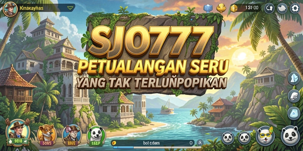 Gameplay SJO777 yang penuh aksi dan petualangan seru.
