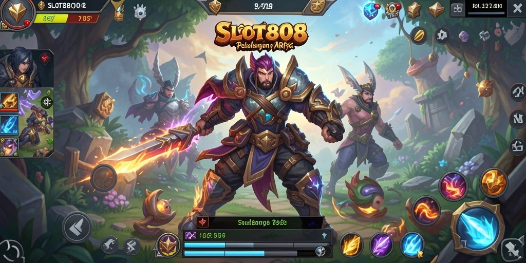 Screenshot menampilkan aksi permainan ARPG yang menegangkan.