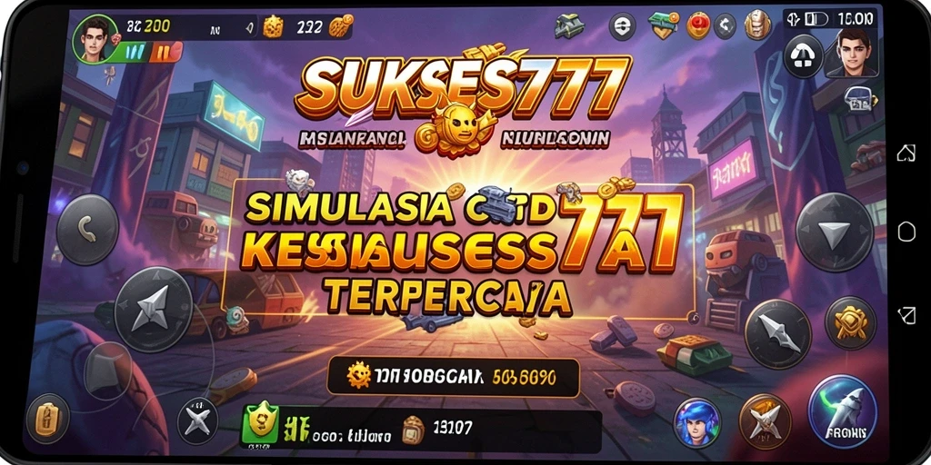 Tampilan gameplay SUKSES777 yang menegangkan dan menyenangkan.